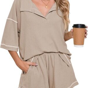 Casual Tan Lounge Set